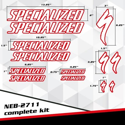 #ad NEW Frame Decal Stickers complete Set For Specialized Bike Stumpjumper NEB 2711 $24.99