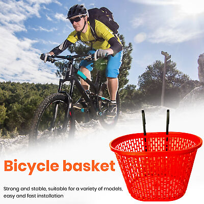 #ad Bicycle Basket Hollowed out Item Storage Universal Mtb Bike Organizer Basket 4 $43.06