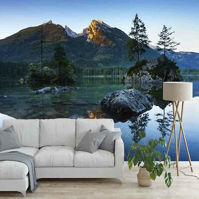 #ad #ad Lake Top Mountain 3D Full Wall Mural Photo Wallpaper Printing Home Kids Decor AU $349.99