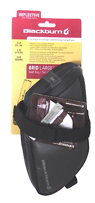 #ad Blackburn Grid Large Seat Bag Reflective $34.95