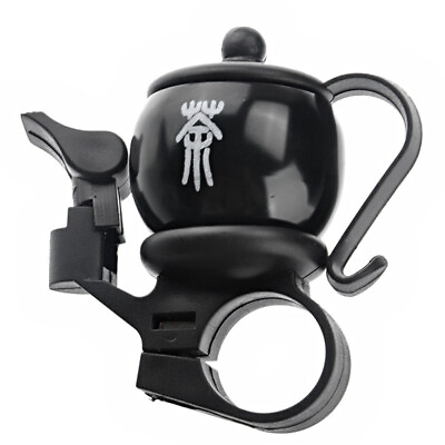 #ad Creative Teapot Shaped Clear Novelty Bike Bell Small Bell Bike $9.95