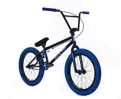 Elite 20.5quot; BMX Destro Bicycle Freestyle Bike 3 Piece Crank Blue Demon NEW $359.00