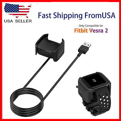#ad For Fitbit Versa 2 Smart Watch USB Charging Cable Power Charger cable $8.99