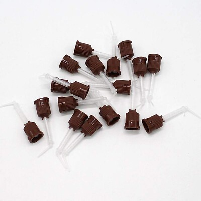 50 pcs Core Build Up Tips With intra oral tip Brown T Mix Mixing Impression Tips $14.99