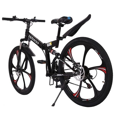 #ad 26quot; 21 Speed Mountain Bicycle Full Suspension Dual Disc Brakes Non slip Bike $80.51