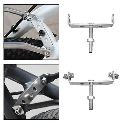 #ad #ad Bike Rear Rack Mount Adapter Bike Rear Pannier Racks Connector Multifunctional $7.13
