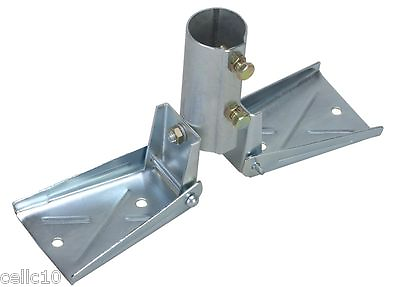 Heavy Duty Roof Mount for Masts up to 1 1 2quot; OD EZ 19 Antenna Mast Peak Mount $26.00