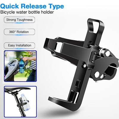 #ad Bike Cup Holder Cycling Beverage Water Bottle Cage Mount Drink Bicycle Handlebar $6.99