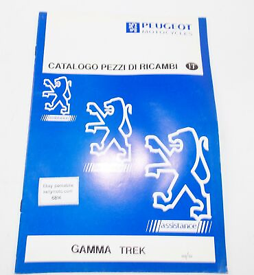 #ad #ad 09 1997 PEUGEOT SCOOTER TREK PARTS CATALOG MANUAL BOOK ITALIAN $19.95