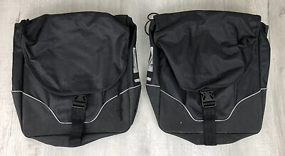 #ad Blackburn Bike Saddle Bags Bicycle Messenger Side Bags Hard Frame Black 15x14x4 $59.99