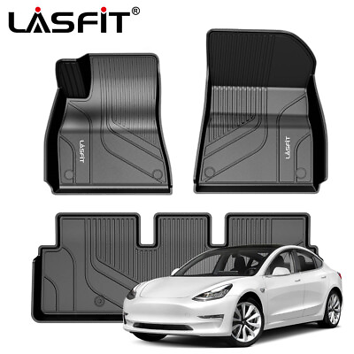 Floor Mats for Tesla Model 3 2017 2023 Y 2020 2023 All Weather TPE Full Set $178.00