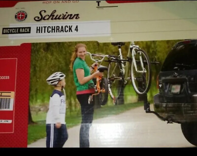 #ad New Schwinn 4 Bike Hitch Rack NIB $179.00