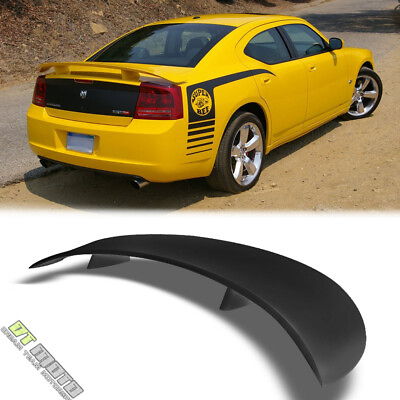 Matte Black 2006 2010 Dodge Charger Factory Style Rear Trunk ABS Spoiler 2 Post $47.96
