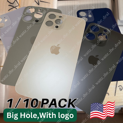 #ad #ad Replacement Back Glass Big Hole For iPhone 8 11 12 13 14 15 XR XS Rear Cover Lot $8.46