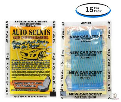 #ad Auto Scents Individually Wrapped Car Air Freshener Pads 15 Per Pack $17.84