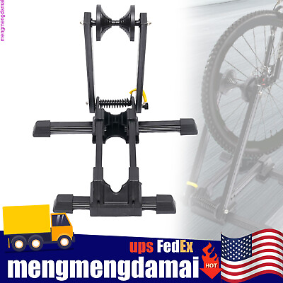 #ad #ad Foldable Bike Floor Parking Storage Stand Wheel Holder for 24 27quot; Road Mountain $25.65