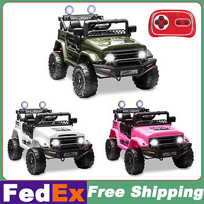 #ad 12V Kids Ride On Truck Car 2 Seater Electric Vehicle Toy Car Jeep with Remote $199.99