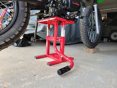 #ad Motocross Dirt Bike Stand Lift Jack Adjustable Work Stand 350 lbs Capacity New $69.99