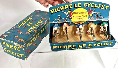 #ad #ad Vintage Bike Bicycle quot;Pierre Le Cyclistquot; Rare w Box Set Miniature Trick Toy $175.00