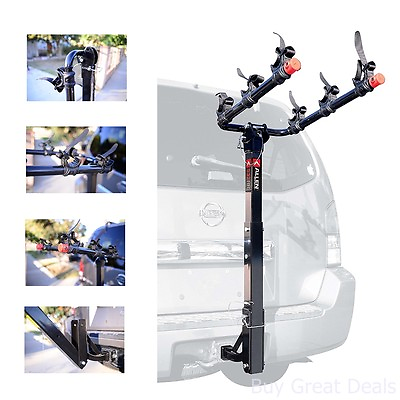 New Allen Sports Deluxe 3 Bike Hitch Mount Rack With 1.25 2 Inch Receiver $112.99