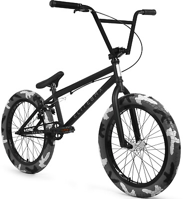 Elite 20quot; BMX Destro Bicycle Freestyle Bike 3 Piece Crank Black Camo NEW $359.00