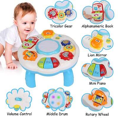 #ad #ad Toddler Learning Table Baby Musical Educational Toys Kids Playing Activity Toy $25.95