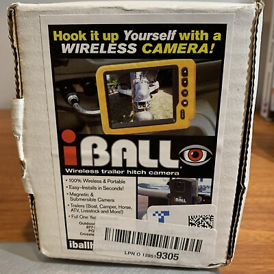 #ad iBall Digital Wireless Magnetic Trailer Hitch Car Truck Rear View Camera $109.99