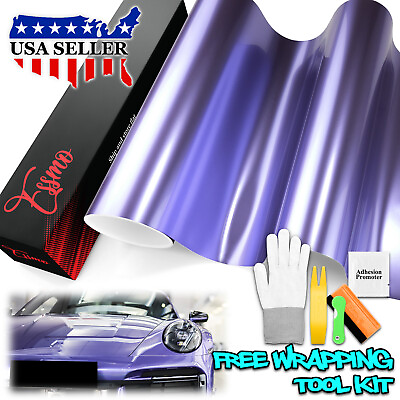 #ad ESSMO PET Liquid Metallic Viola Purple Car Vehicle Vinyl Wrap Decal Sticker $4.99