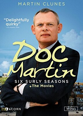 #ad Doc Martin: Six Surly Seasons The Movies DVD Good $9.37