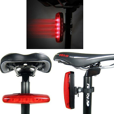 #ad #ad Cycling Lights Bicycle Bike 5 LED Rear Back Tail Safety Lamp Light Taillight $5.69