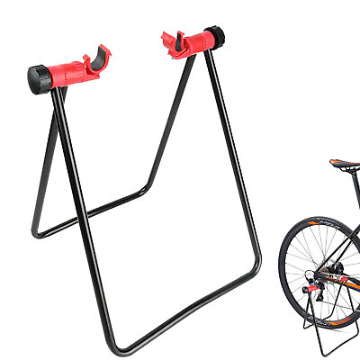 #ad Bicycle Bike Cycling Wheel Hub Foldable Repair Floor Storage Stand Parking Rack $37.43